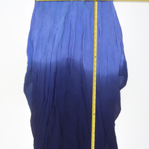 John Lewis Women’s Blue Long Slip Dress Size L Viscose Summer
