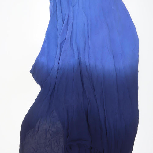 John Lewis Women’s Blue Long Slip Dress Size L Viscose Summer