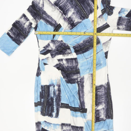 Phase Eight Women’s Multicoloured Geometric Sheath Dress Size 18