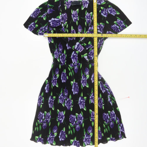 ASOS DESIGN Women’s Multicoloured Petite Floral Wrap Dress Size 6