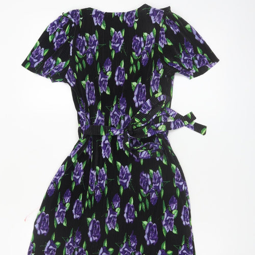 ASOS DESIGN Women’s Multicoloured Petite Floral Wrap Dress Size 6