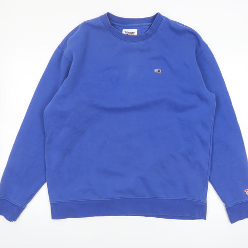 Tommy Jeans Men's Blue Pullover Sweatshirt M Regular Fit