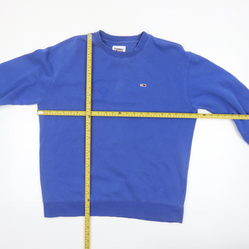 Tommy Jeans Men's Blue Pullover Sweatshirt M Regular Fit