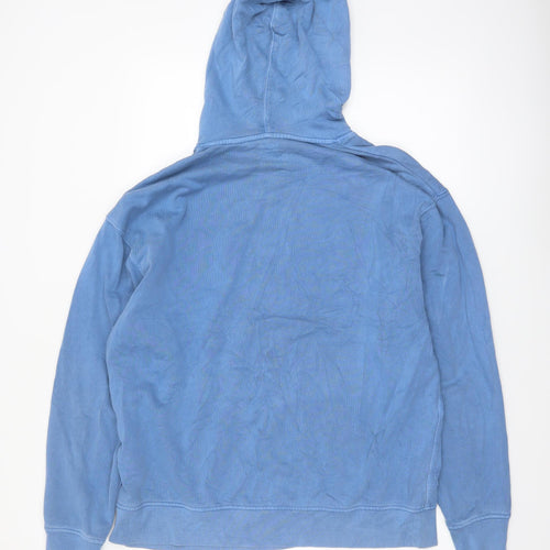 Levi's Men's Blue Pullover Hoodie XL Cotton Logo Casual
