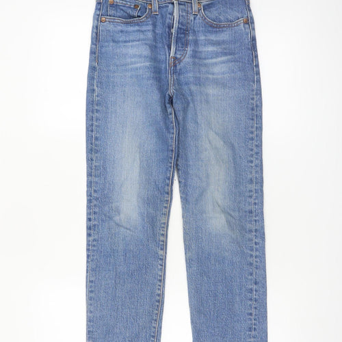 Levi Strauss Women’s Blue 24 High Rise Wedgie Straight Denim Jeans