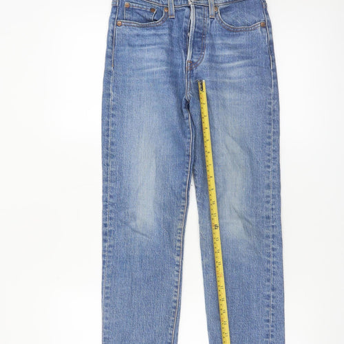 Levi Strauss Women’s Blue 24 High Rise Wedgie Straight Denim Jeans
