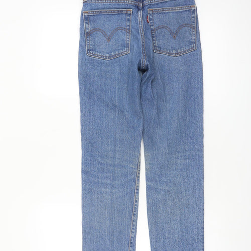 Levi Strauss Women’s Blue 24 High Rise Wedgie Straight Denim Jeans