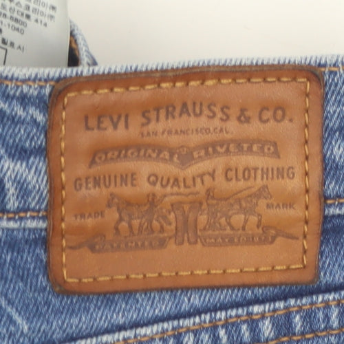 Levi Strauss Women’s Blue 24 High Rise Wedgie Straight Denim Jeans