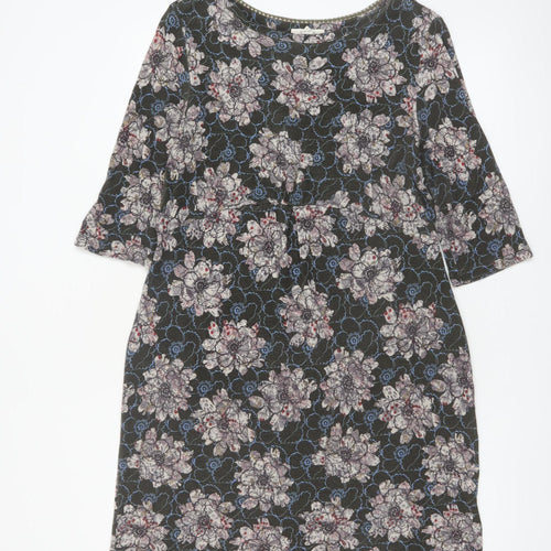 White Stuff Womens Multicoloured Floral Shift Dress Size 14