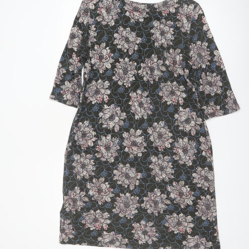 White Stuff Womens Multicoloured Floral Shift Dress Size 14