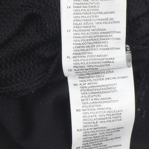 Adidas Men’s Black Large Pullover Sweatshirt Crew Neck Logo Sports Top