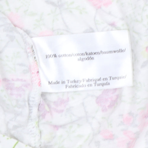 Laura Ashley Women’s Multicoloured Floral Cotton T-Shirt UK 8