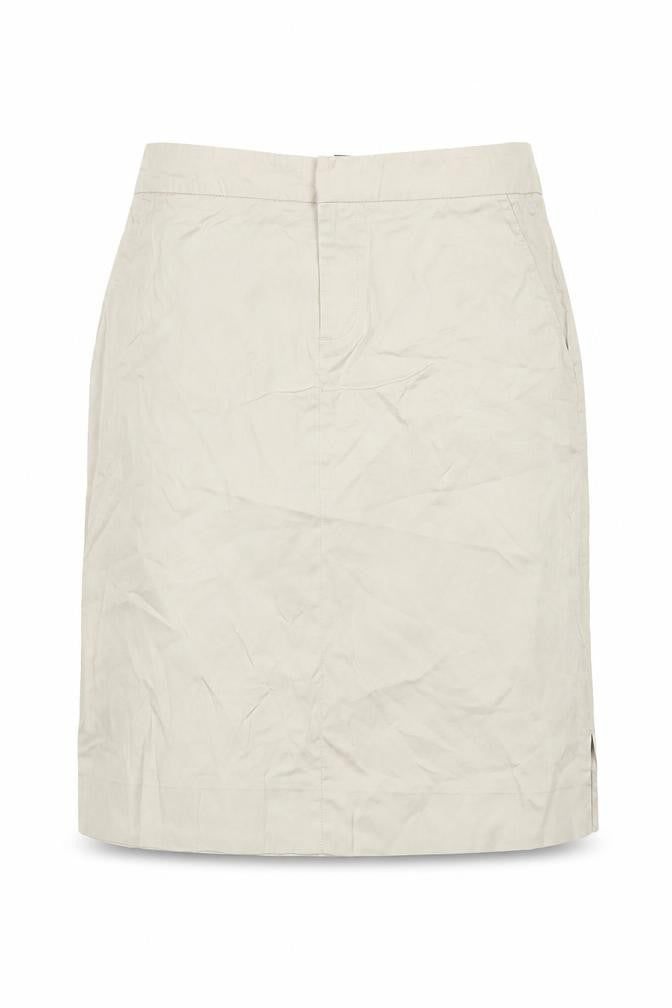Gap Women’s Beige Cotton Pencil Skirt Size 6 Knee Length