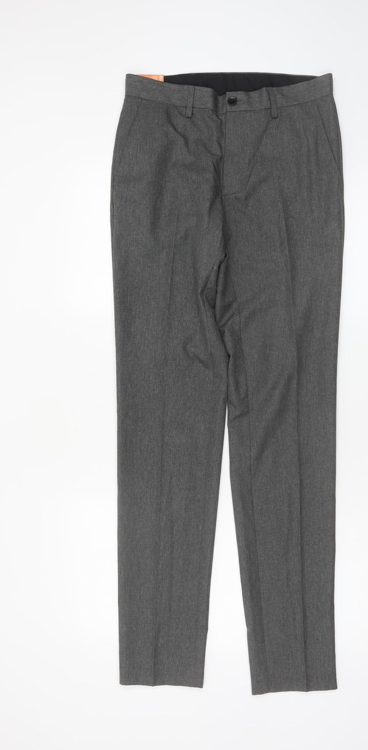 Marks and Spencer Men’s Grey Skinny Fit Dress Pants 28W 33L