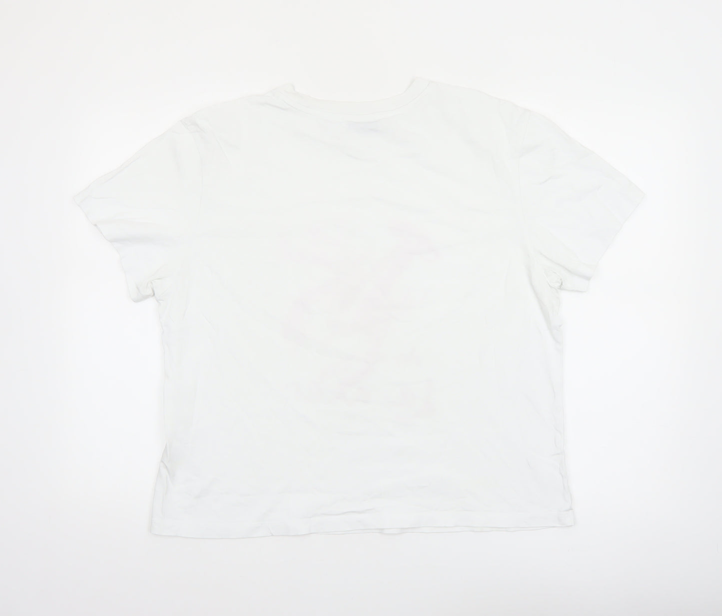 Mint Velvet Women's White XL Graphic Lobster Cotton T-Shirt