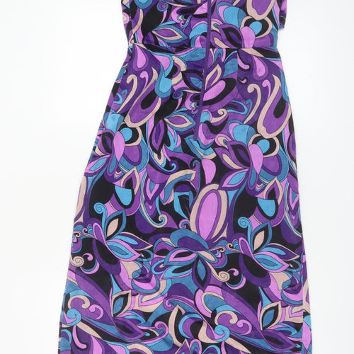 Vesper Women's Multicoloured Strapless Bodycon Dress Size 6