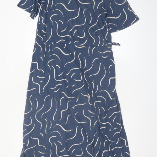 Seasalt Cornwall Women's Blue Size 8 Fit & Flare Midi Dress