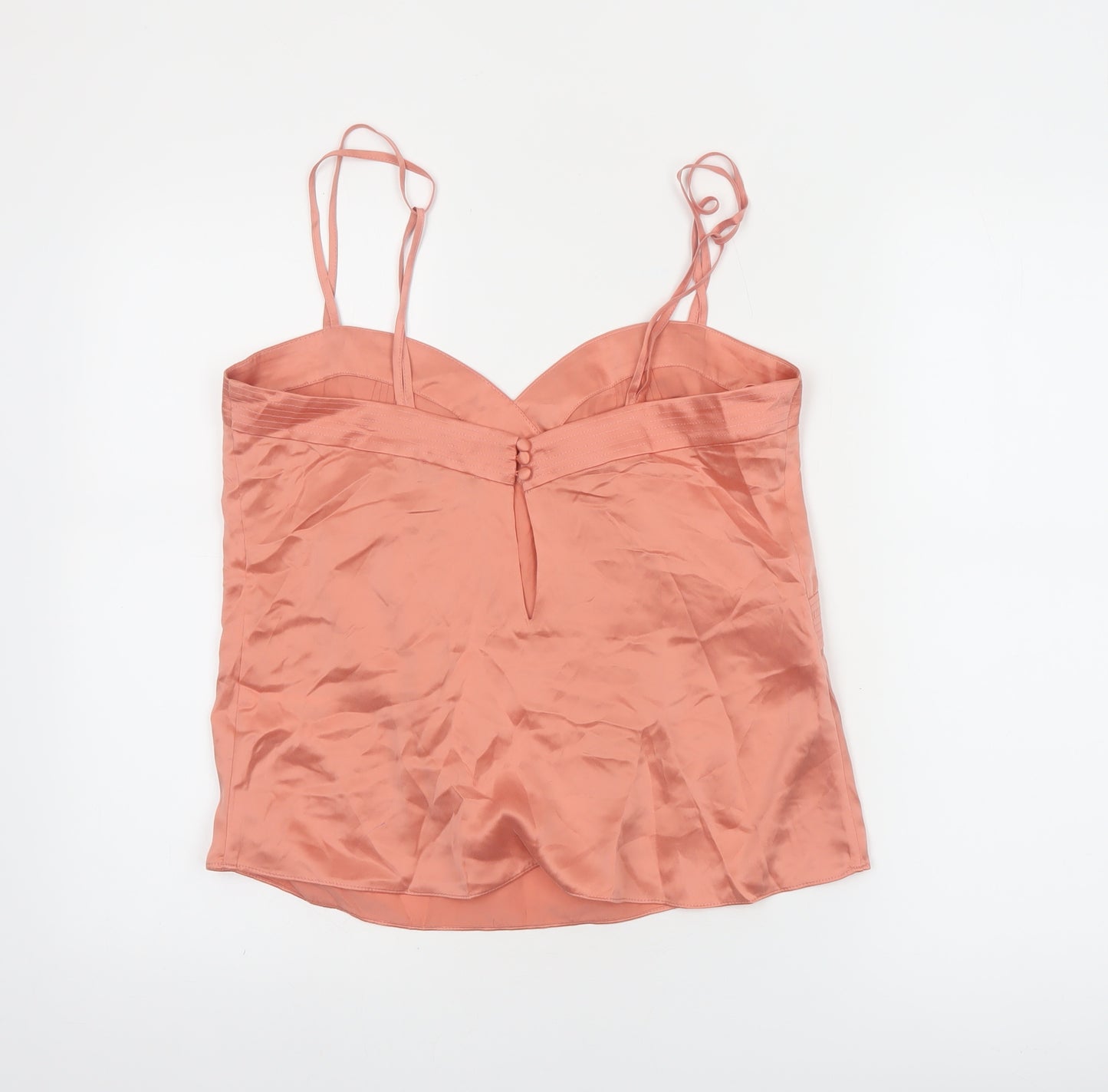 Reiss Womens Pink Silk Camisole Tank Top M