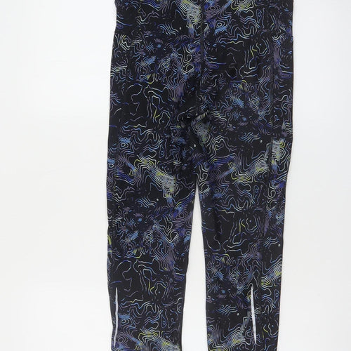 Marks and Spencer Goodmove Black Abstract Gym Leggings Size 10
