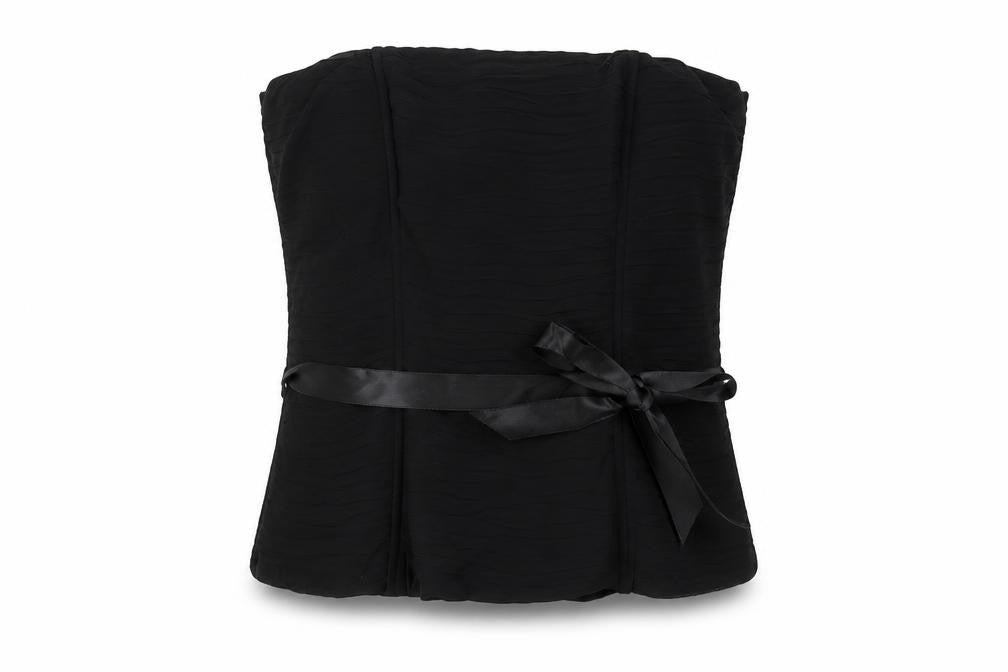 M&Co Women's Black Strapless Camisole Blouse Size 12