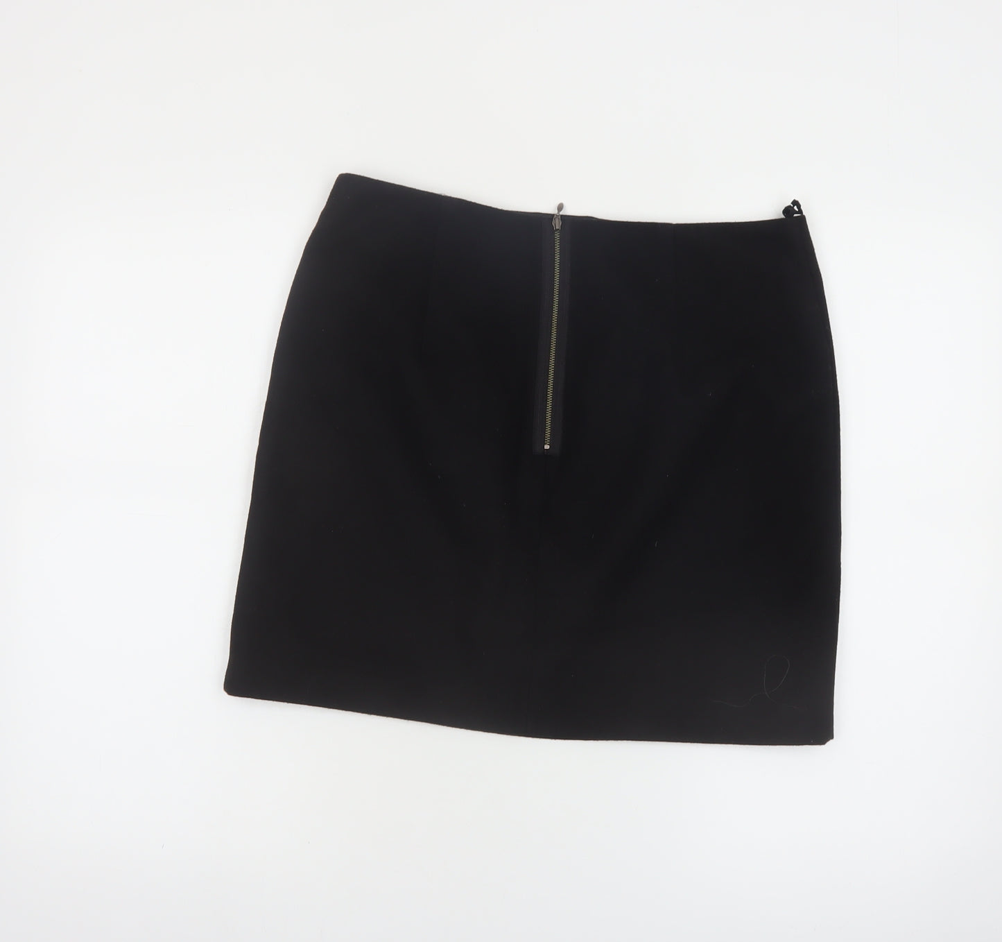 Marks and Spencer Womens Black Size 12 Straight Skirt
