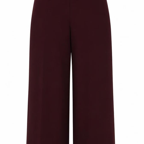 Terranova Women's Red Wide-Leg High Rise Tailored Trousers Size M
