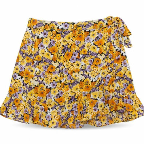 H&M Women’s Multicoloured Floral Wrap Skirt Size 12 Short Lightweight