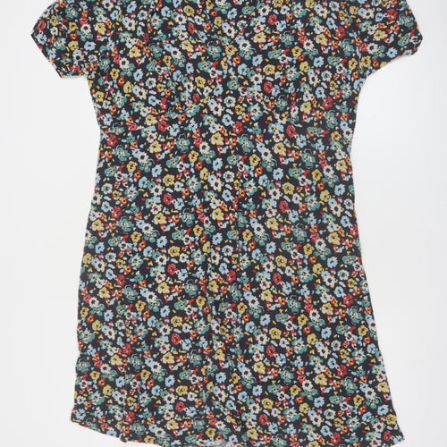 Next Maternity Multicoloured Floral Knee Length Shift Dress Size 16