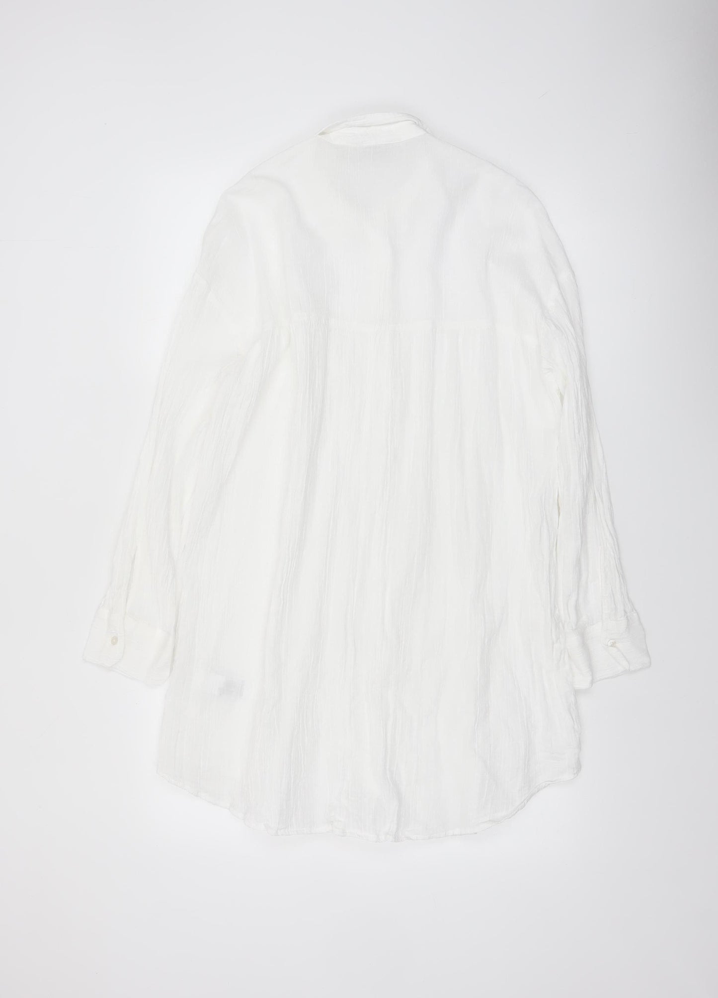 Marks and Spencer Women’s White Long Cotton Linen Coatigan Size 8