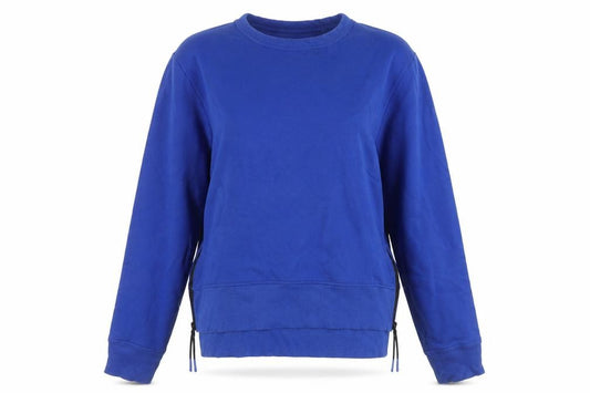 Front view of Next Women Blue Small Pullover Sweatshirt with Side Zips