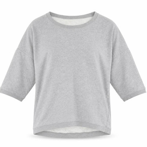 French Connection Women Grey Cotton Pullover Sweatshirt Size 12