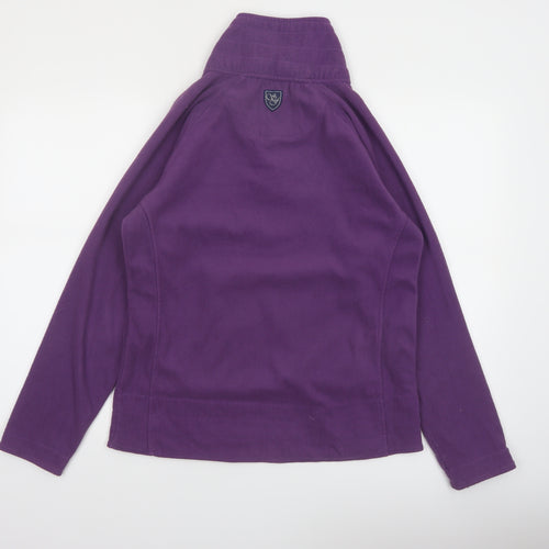 Sherwood Forest Womens Purple Fleece Pullover Sweatshirt UK 12