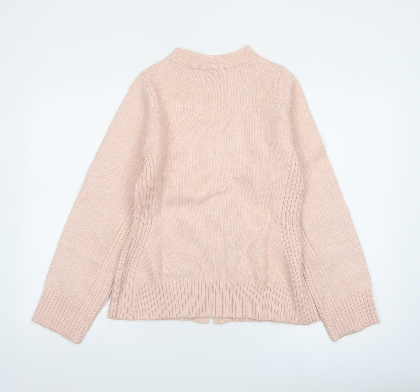 ASOS Women Pink XS Button Cardigan V-Neck Knit Jumper