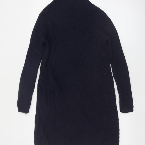 Marks and Spencer Women’s Black High Neck Merino Wool Jumper S