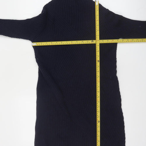 Marks and Spencer Women’s Black High Neck Merino Wool Jumper S