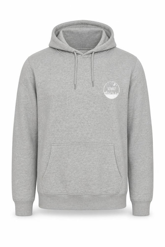 Earth Positive Men's Grey Pullover Hoodie M Regular Fit Graphic