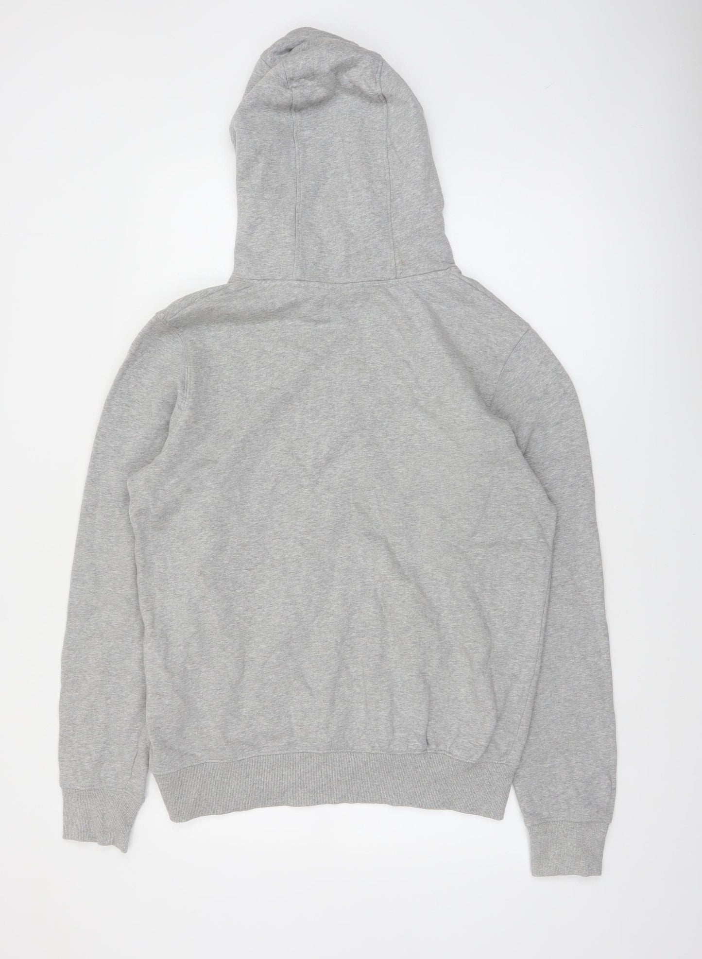 Earth Positive Men's Grey Pullover Hoodie M Regular Fit Graphic