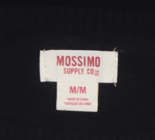 Mossimo Supply Co Women’s Black Cotton J'adore Jumper Size M