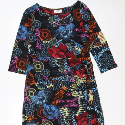 Wallis Petite Women’s Multicoloured Floral Shift Dress Size 14