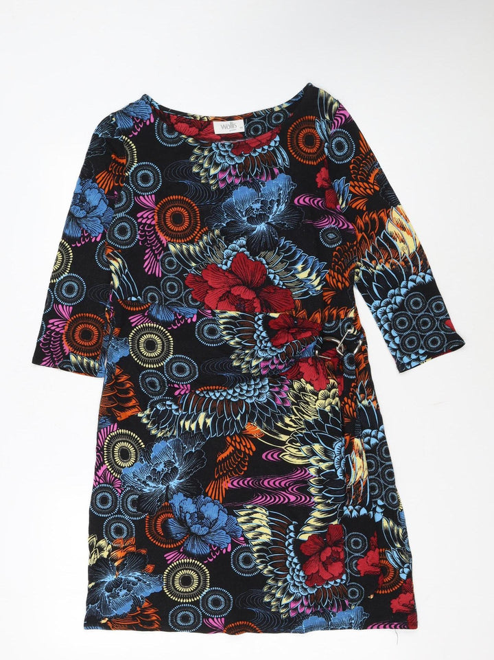 Wallis Petite Women’s Multicoloured Floral Shift Dress Size 14