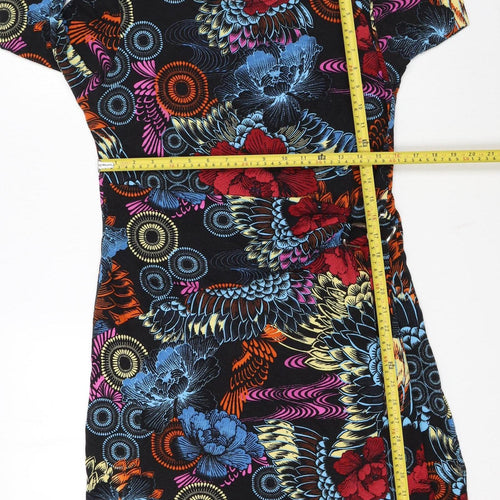 Wallis Petite Women’s Multicoloured Floral Shift Dress Size 14