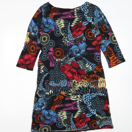 Wallis Petite Women’s Multicoloured Floral Shift Dress Size 14
