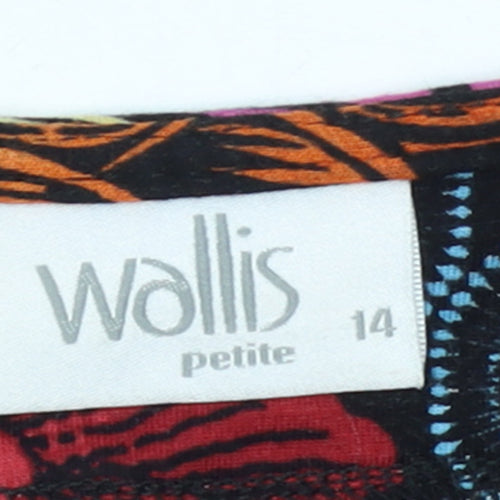 Wallis Petite Women’s Multicoloured Floral Shift Dress Size 14