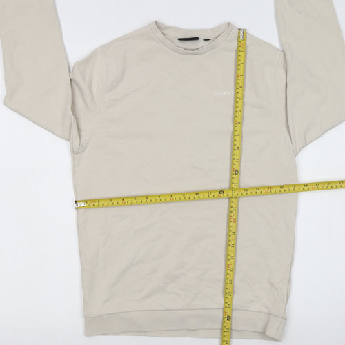 Lyle & Scott Boys Beige Cotton Crew Neck Logo Sweatshirt 14-15 Years