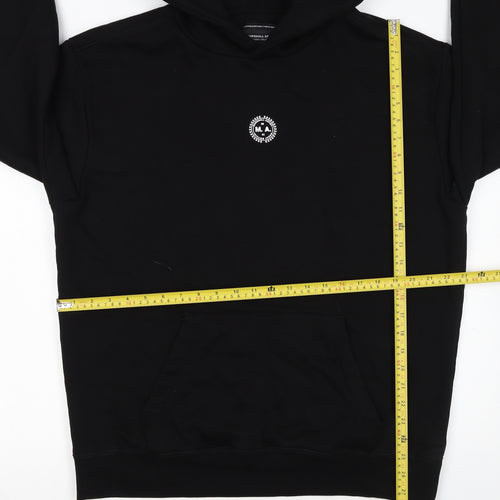 Marshall Artist Men's Black XL Pullover Hoodie with Logo Graphic