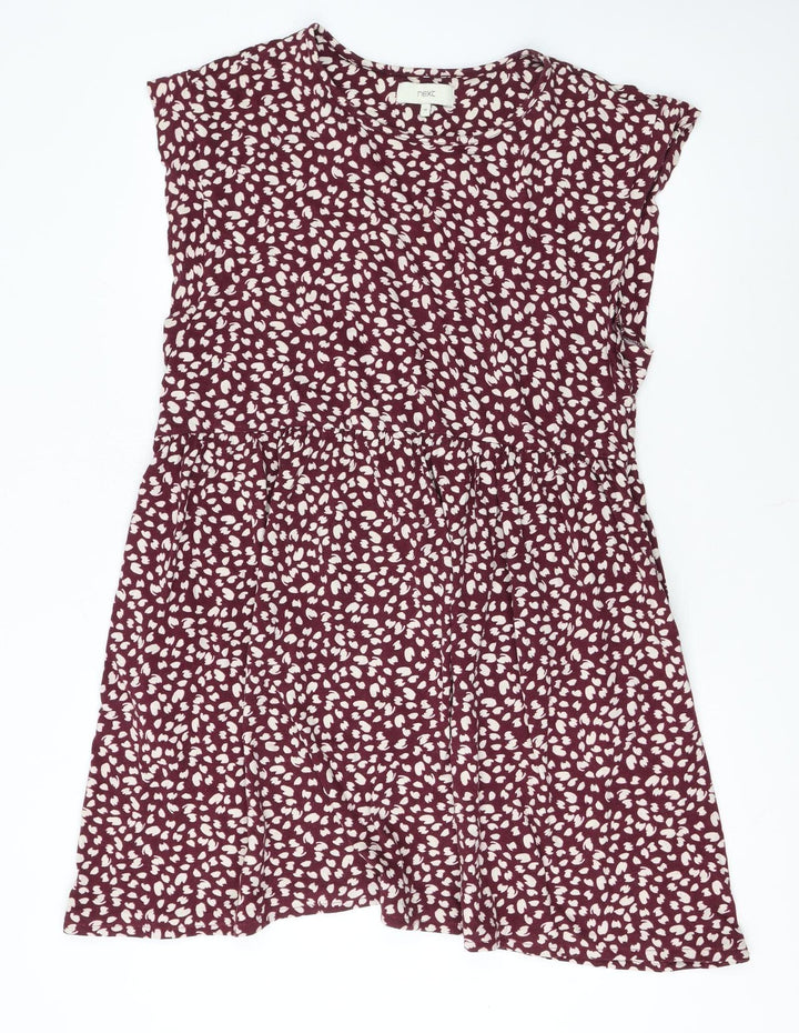 Next Women's Red A-Line Sleeveless Dress Size 18