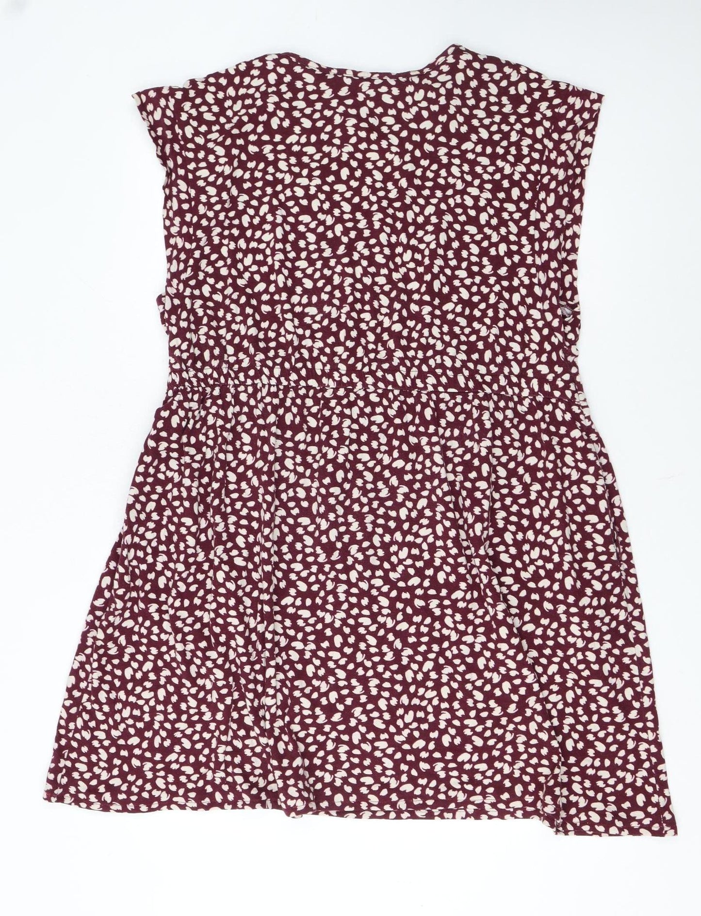 Next Women's Red A-Line Sleeveless Dress Size 18
