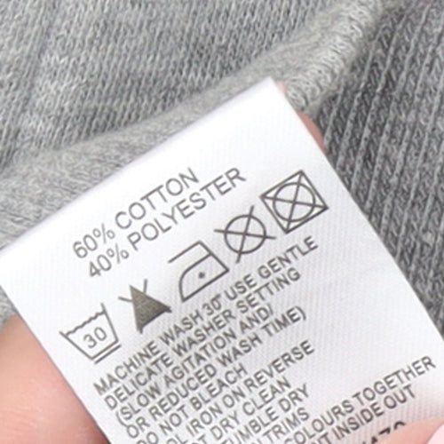 Golddigga Women Grey Size 16 Full Zip Hoodie Sweatshirt