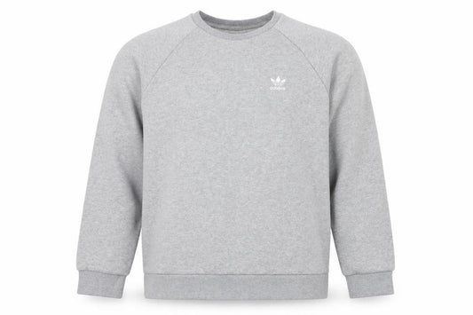 Adidas Mens Grey Regular Fit Crew Neck Sweatshirt M