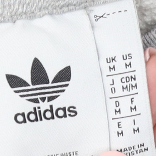 Adidas Mens Grey Regular Fit Crew Neck Sweatshirt M